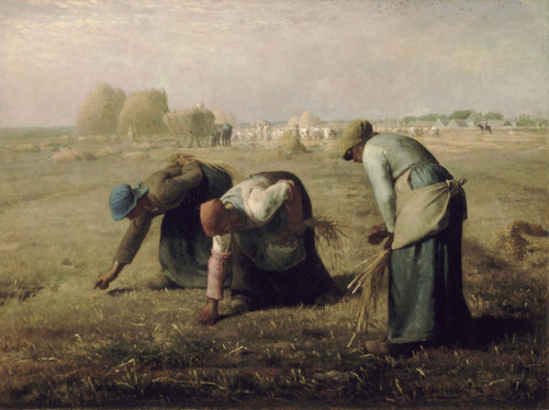 Jean-François Millet, The Gleaners, 1857Like his peer Gustave Courbet, Millet was a key figure in th