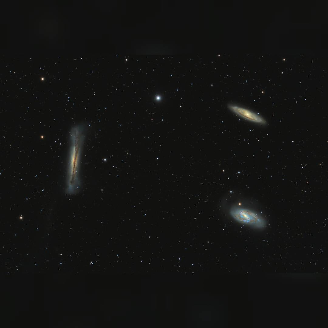 Leo Trio #nasa #apod #galaxies #leo #triplet #leotriplet #ngc3628 #m66 #m65 #spiralgalaxy