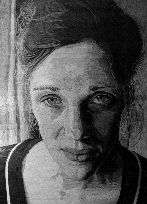 2headedsnake:  Shredded poetry portraits by Jamie Poole
