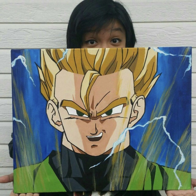 sheekyart:  Hi I like to paint dbz