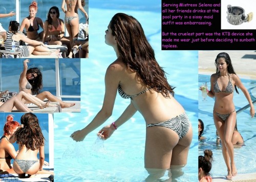 Selena Gomez and friends pool party. porn pictures