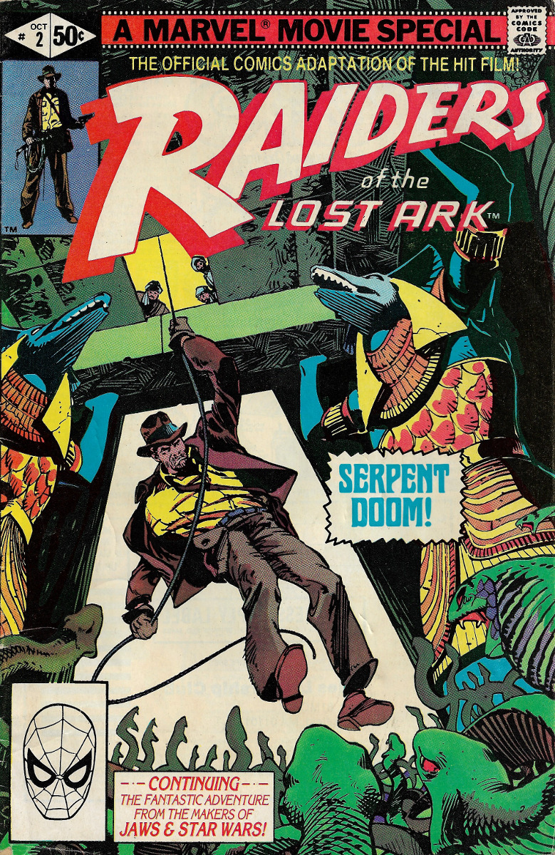 Raiders Of The Lost Ark No. 2 (Marvel Comics, 1981). Cover art by Walt Simonson.From