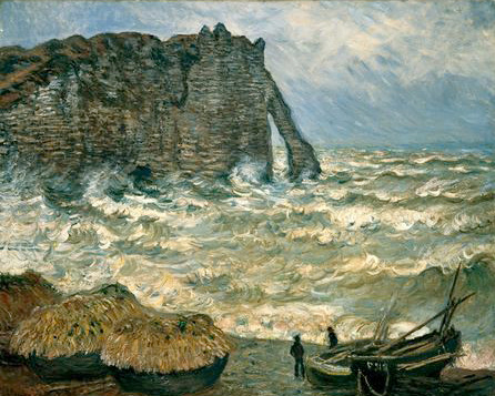 nevver:  Painters of the cliffs of Étretat 
