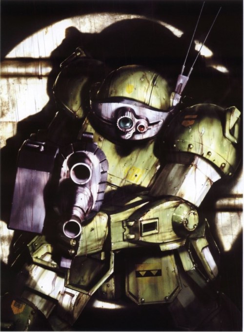 gundamcockpit-mk2:  Illustrations by Naochika Morishika  also known as CARAMEL MAMA.  A wonderfull Mecha Illustrator. Most of his famous artworks are Bloody Roar,  Gundam products, Rangers Strike illust cards and some more. 