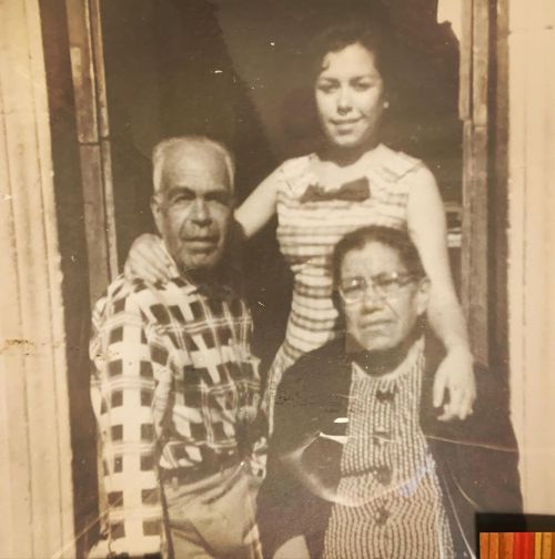 My mother and her parents, my grandparents.