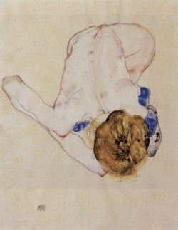 baremyart:Egon Schiele: Woman’s back, 1912