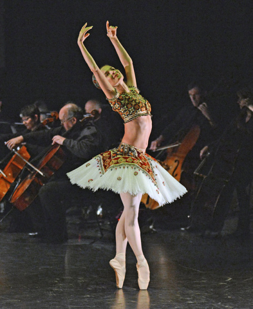 Katja Khaniukova in Le Corsaire, English National Ballet – Emerging Dancer Competition 2015. © Dave 