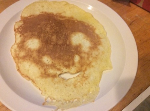 My Pancake Looks Like It's A Killer And Stalker