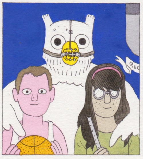 girlmountain:  panels from LIFE ZONE. the new megg and mogg book with 62 pages of brand new colo(u)r