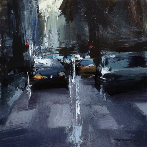 Tibor Nagy (Slovakian, b. 1963, Rimavská Sobota, Slovakia) - Busy Roads, 2016, Paintings: Oil