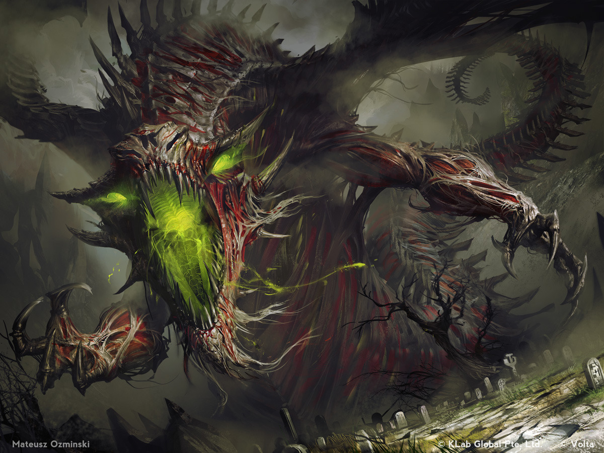 thetygre:  Undead dragon by artozi 
