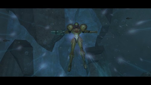 Metroid Prime - Gravity Suit acquired (Phendrana Drifts Gravity Chamber) HD