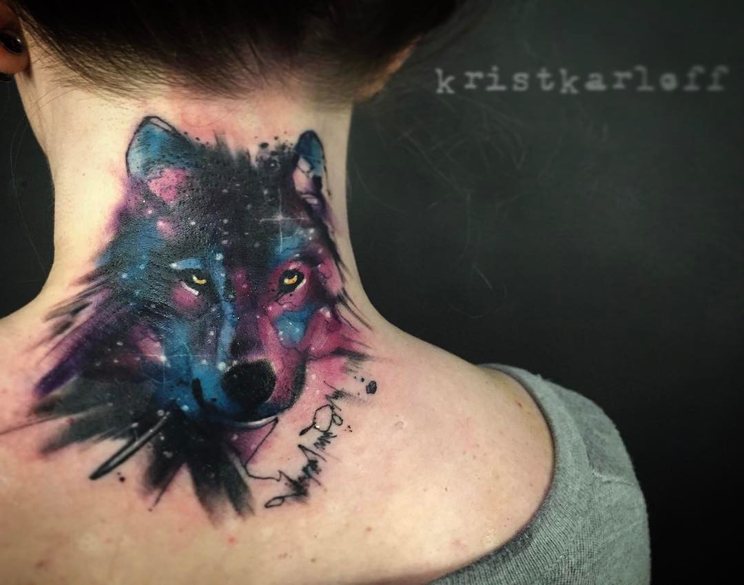 1337tattoos:    Krist Karloff    LONEWOLF