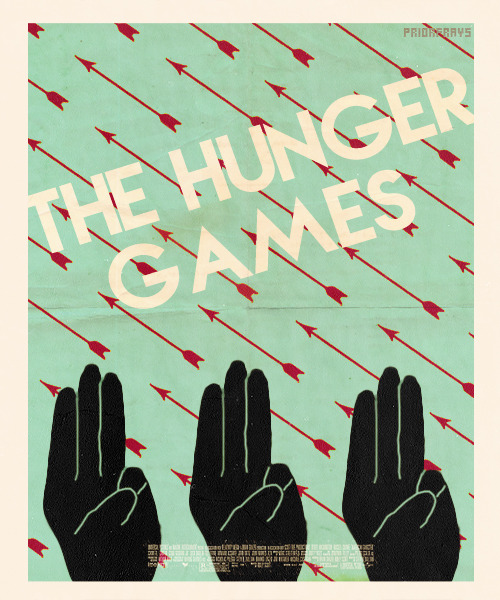 johnkrasinski:  The Hunger Games Trilogy Posters Redesigned (insp) 