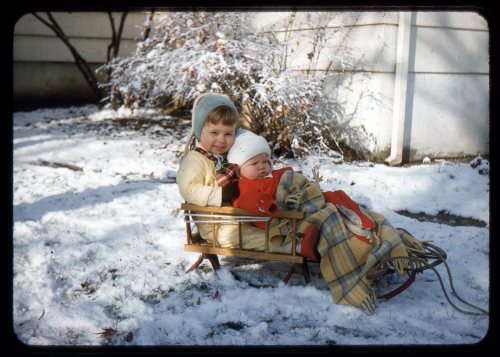 lostslideshows:“Sled” - 1956