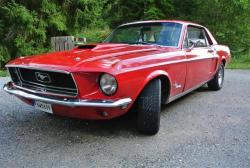 justthecoolestmustangs:  1968 Plain Jane 6 cylinder daily driver from Sweden