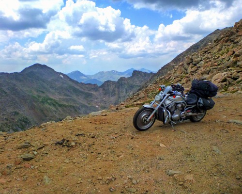 riddenhard:  creatorandestroyer:  riddenhard:  Mount Evans at 14000 feet in Colorado  Will you go to the top of the world with me?  Howz Tuesday?