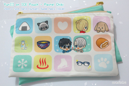 orerishu: [PRE-ORDER] Yuri!!! on ICE Tote Bag & Pouch Pre-Order open until 10 July 2017Shipping 