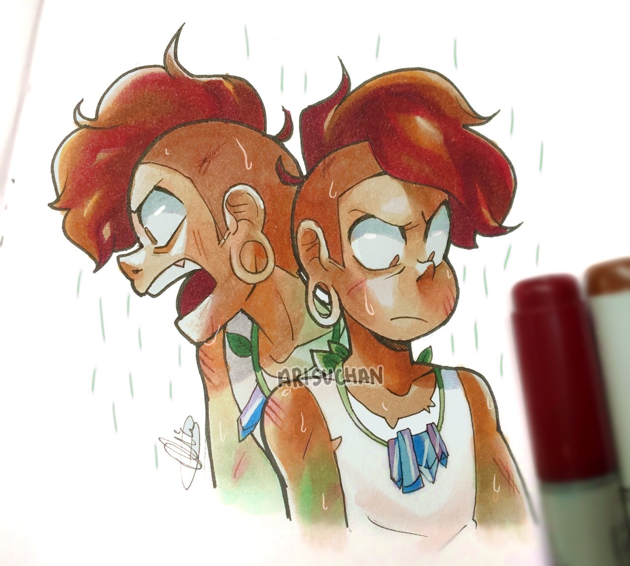 arisuchan: “YOU KNEW! - It’s HER fault we’ve been trapped here!!” Island