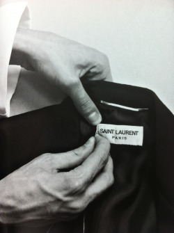 66lanvin:  PROPERTY of SAINT-LAURENT……….No.1