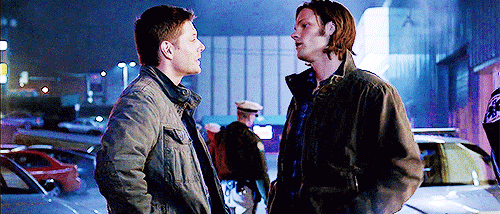 #Dean’s smug smile tho   ( ๑‾̀◡‾́)σ»  