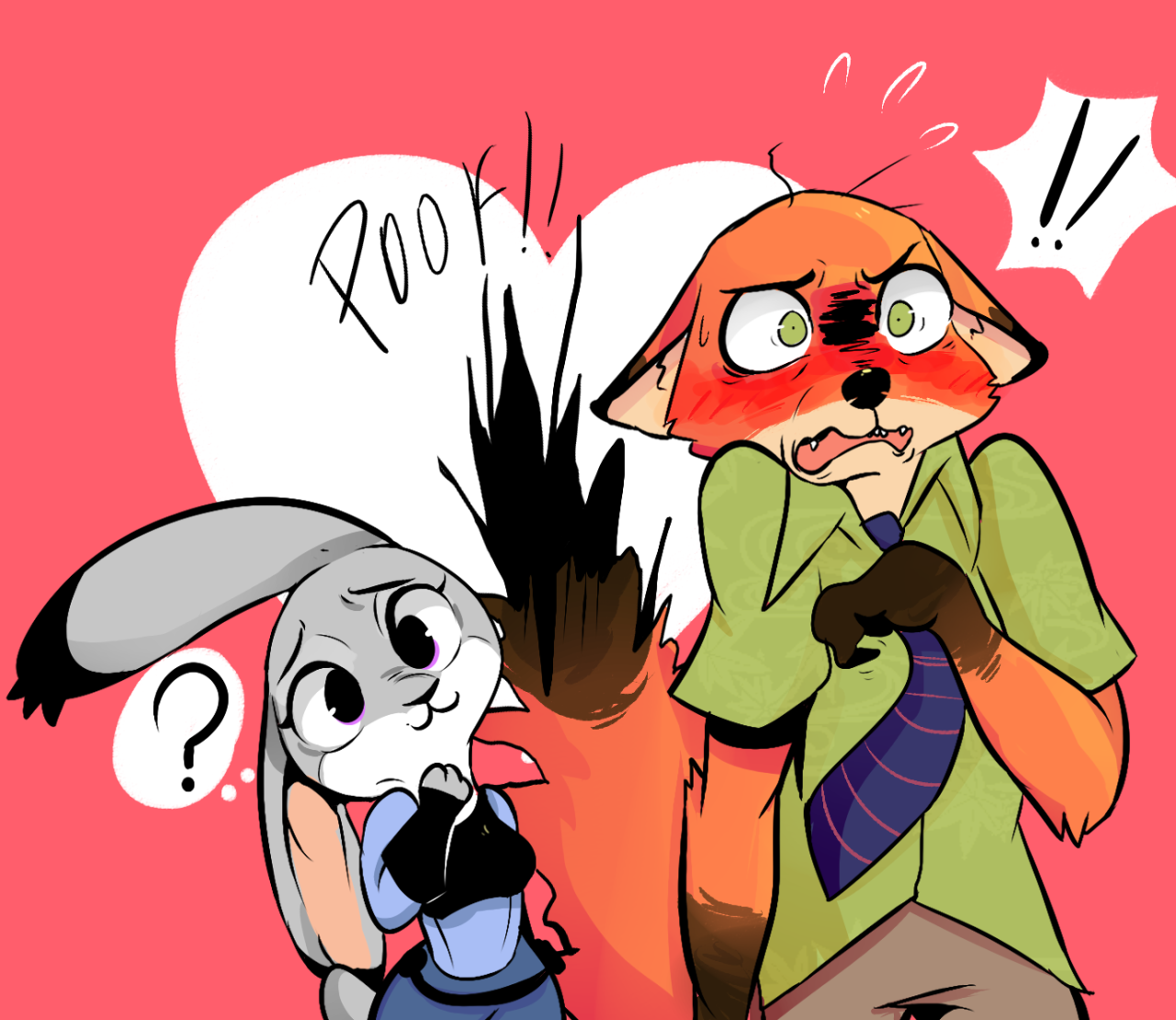 tangobunny:  pkbunny:  help  I did not expect to see a crossover comic between Zootopia