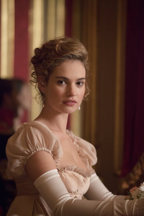 Lily James in War & Peace