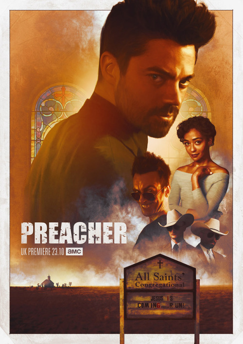 Second submission for PosterSpy “Creative Brief: Design a poster for AMC’s PREACHER”. This piece has