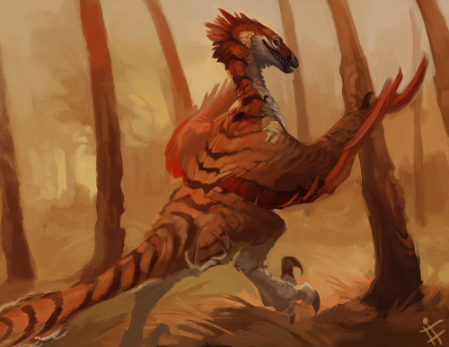 alradeck:  creaturesfromdreams:  Dinosaurs and other Pre-Historic Creatures by A.L. Radeck —-x—- More: | Dinosaurs | Random |CfD Amazon.com Store|  I do love when these get more notes than my actual ones on here, haha! Ah- well, Very cool. Made