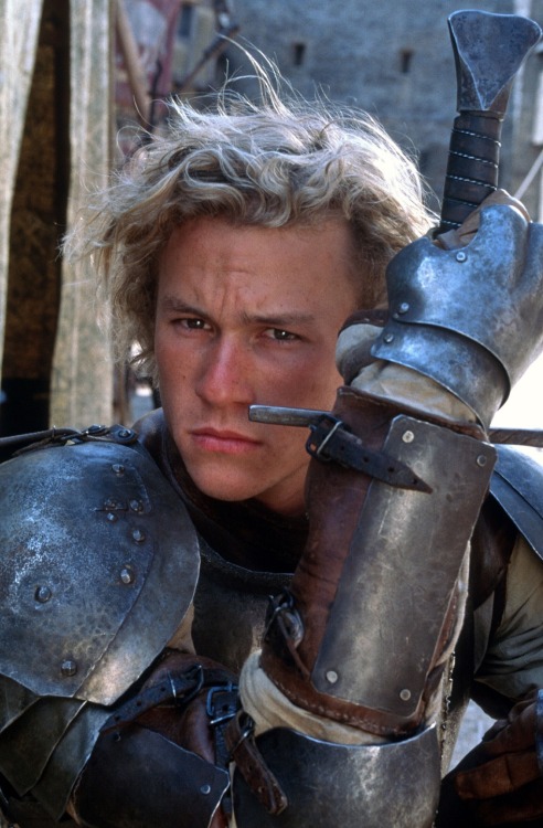 heathultimate: Heath Ledger photographed by Bruce Weber on the set of “A Knight’s Tale”, in Prague, 