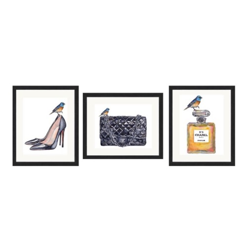 $30 for all 3 prints.  Watercolor artist, Kate Boyington www.etsy.com/shop/KateBoyingtonArt