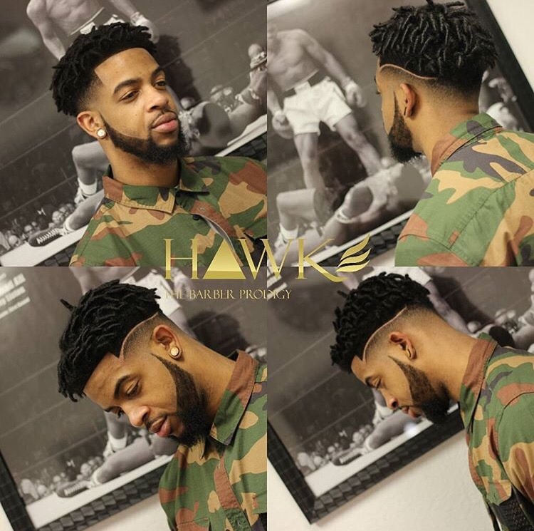 killthebloodyredprinceofdeath:  afro-arts:  Hawk The Barber Prodigy  www.styleseat.com/hawkdabarber