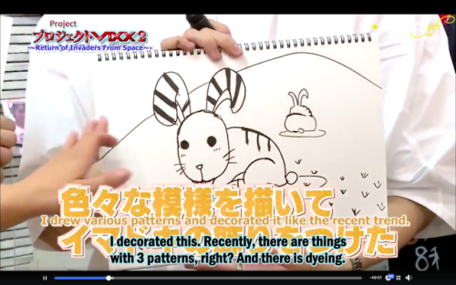 what the fuck is wrong with wontaek’s drawings do they KNOW WHAT A BUNNY LOOKS LIKE(in order: hongbi