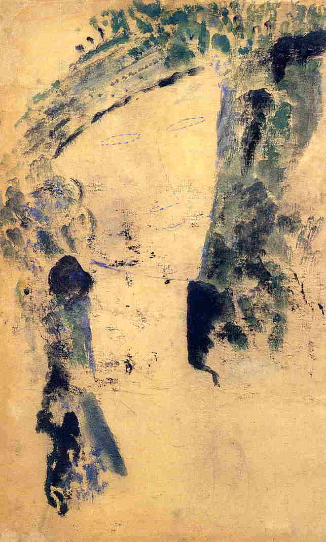 artist-modigliani: Portrait of a Woman, Amedeo Modigliani Medium: oil,cardboard 
