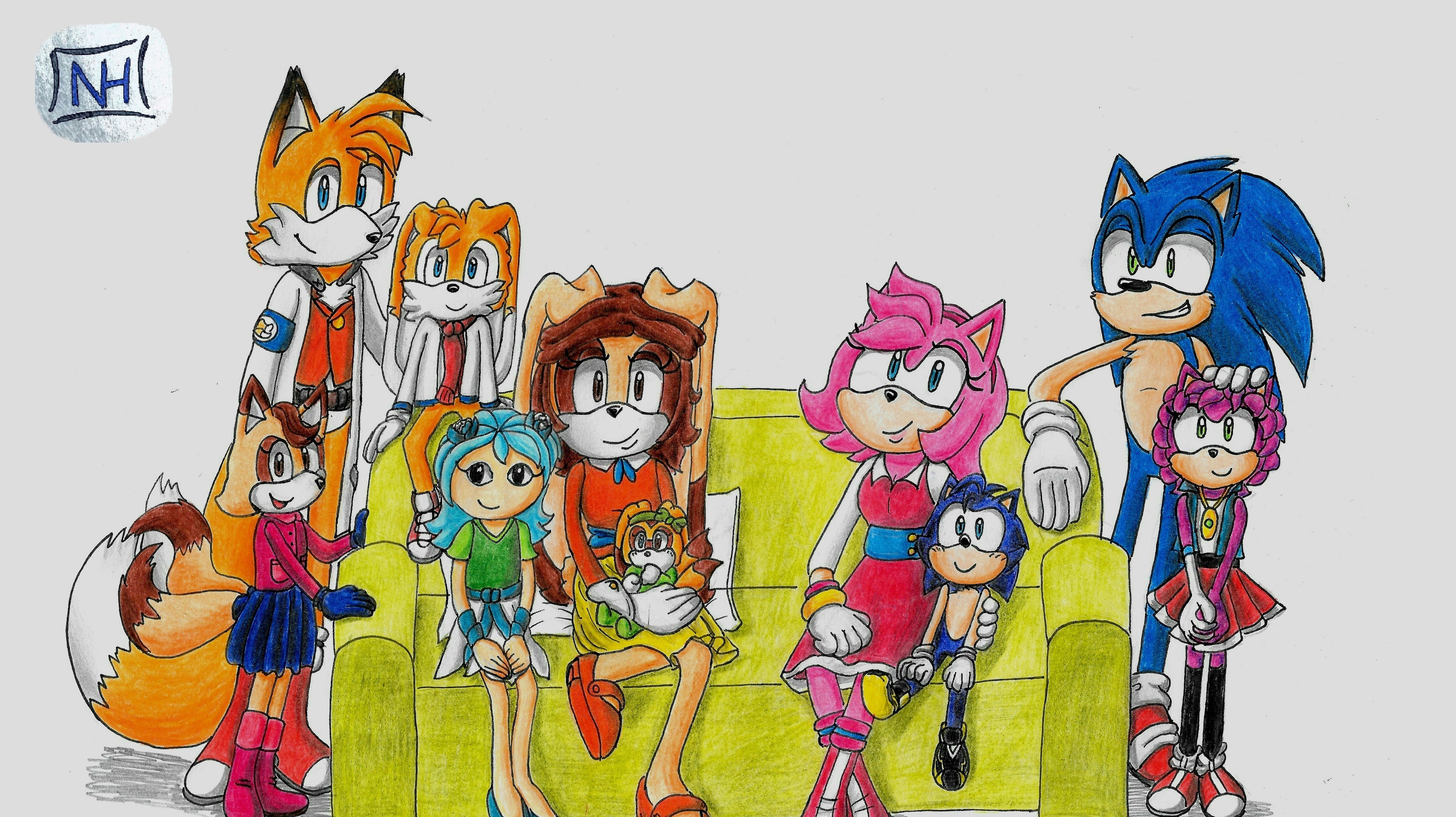 Genderbent Family ❤️ : r/SonAmy