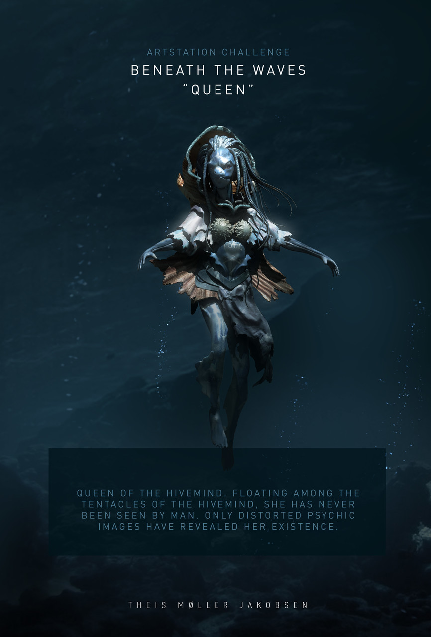 thecollectibles:Beneath the Waves - Character/Creature design by  Theis Møller Jakobsen