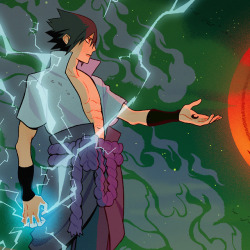 sarakipin:  Final sneak peek of my illustration for the Naruto Exhibition over at @gallerynucleus !