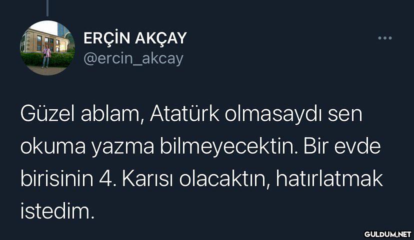 hatırlatma :)  ERÇİN AKÇAY...