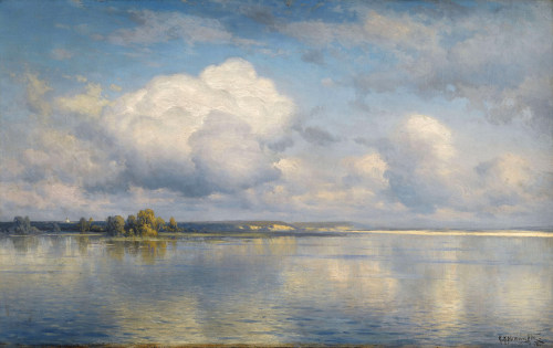 KONSTANTINKRYZHITSKYThe LakeOil on Canvas 51 x 81 cm