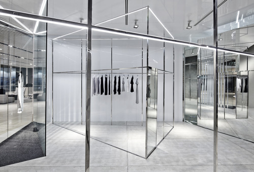 {Some retail therapy to end the day with. Australian firm Akin Creative designed the first Melbourne
