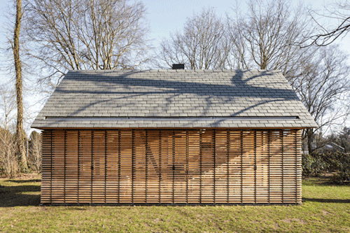 nonconcept:Recreation House, located near Utrecht, The Netherlands by Zecc Architects. (Photography: Stijn Poelstra)