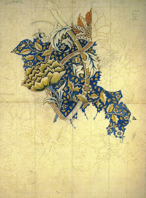 soyouthinkyoucansee:William Morris-Morris&amp;Co-1883