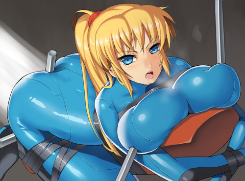 love-goddess-samus-san:  lord-of-debauchery:  love-goddess-samus-san I prefer you in this position more, it so unrestrictive and easy to access for anyone. 😸   Hey! Let me go! 😠 