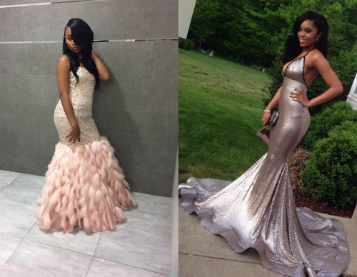 thagoodthings:  howtobeafuckinglady:  I love seeing all of these beautiful black girls slay prom season   CHILE!!!!!!!!!!!!!!!!