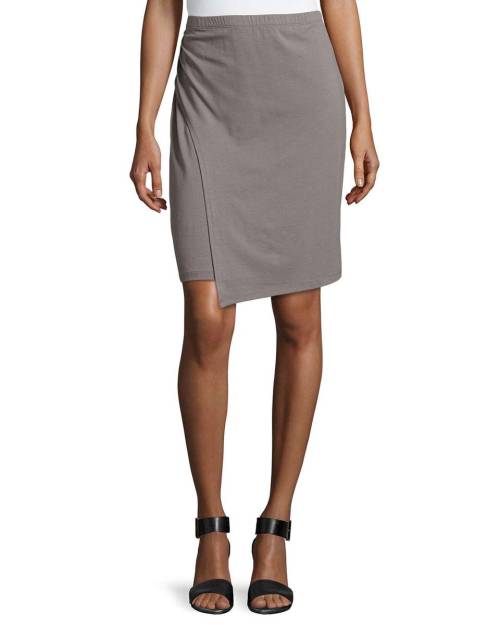 Slanted Wrap Skirt, Shadow