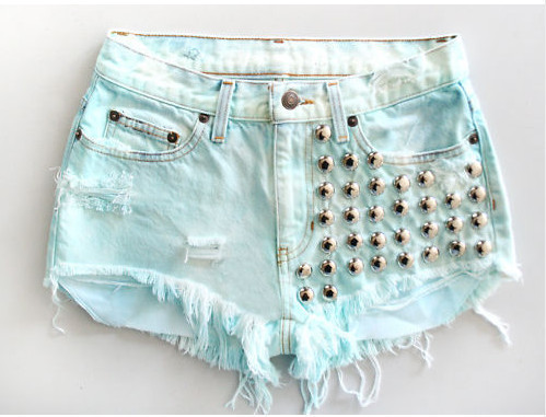 thunder-bone:  fashion, hipster, ripped, studs - inspiring picture on Favim.com auf