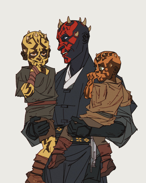 mother-0f-monsters:justalittlecloud: zabrak-show: scuttlebuttin: [Jedi Maul AU] me and @cranity​ was