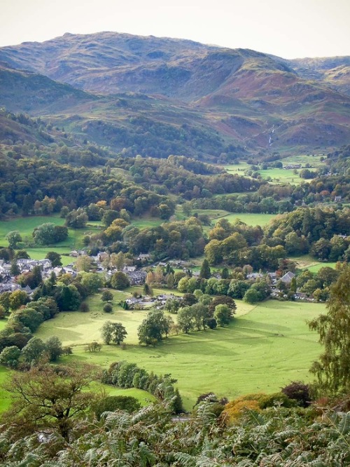 keepcalmandtraveltheworld:Grasmere Village, Lake District, England