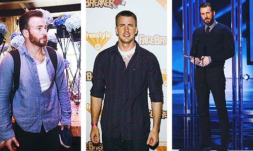 ed-gamble: Chris Evans Casual Attire