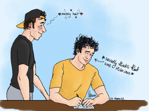 In which G is all of us who just want to see Sid’s curls be freeS: *sitting there with perfect hair*